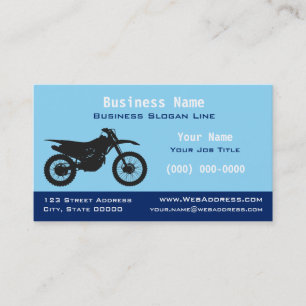 Carte De Visite Vélo tout-terrain / moto cross   Motocross