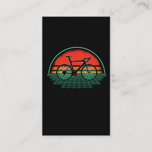 Carte De Visite Vélo Vaporwave Vintage style années 80