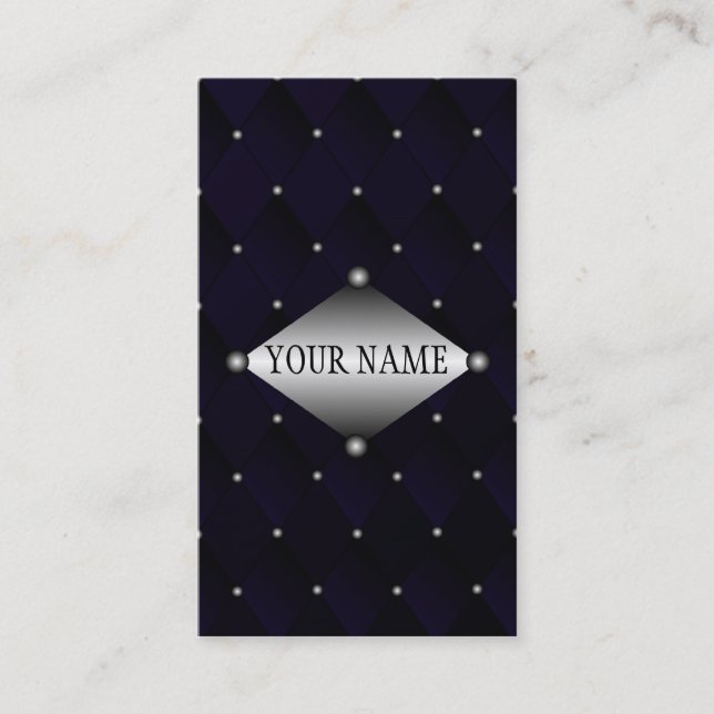 Carte De Visite Velvet & Steel (Devant)