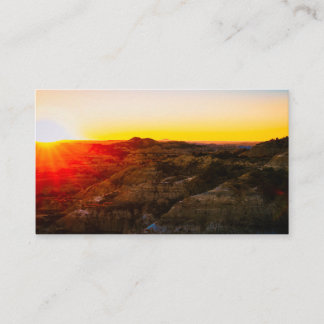 Carte De Visite Vendez le lever du soleil !