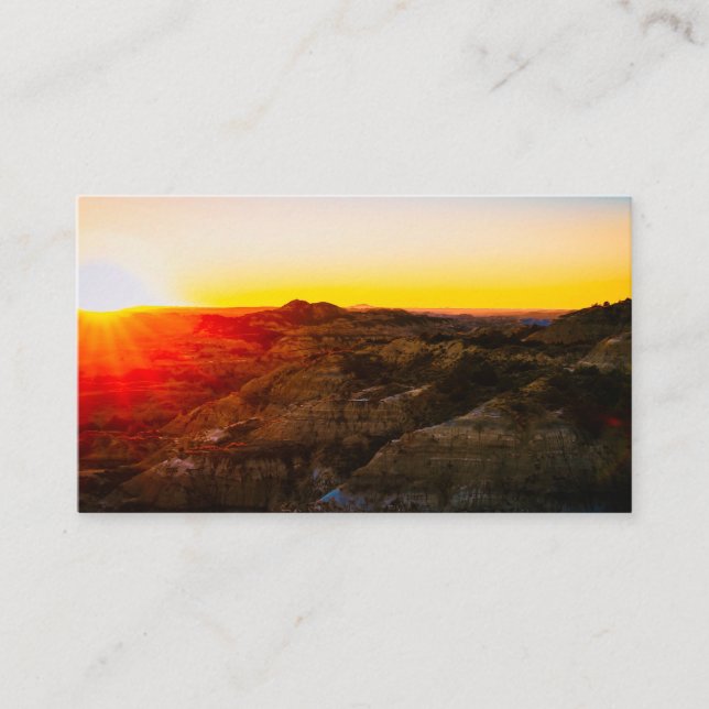 Carte De Visite Vendez le lever du soleil !  (Devant)