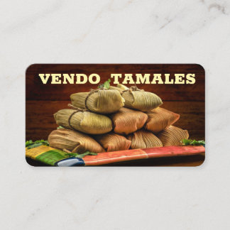 Carte de visite Vendo tamales
