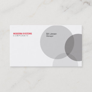 Carte De Visite Vénn circulaire