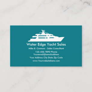 Carte De Visite Ventes de yachts modernes