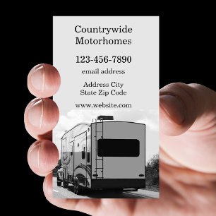 Carte De Visite Ventes RV Motorhome