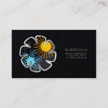 Ventilateur d'air soleil et de flocons de neige ca