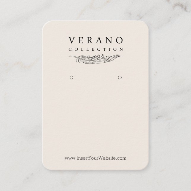 Carte De Visite Verano puissant oreille verticale (Devant)