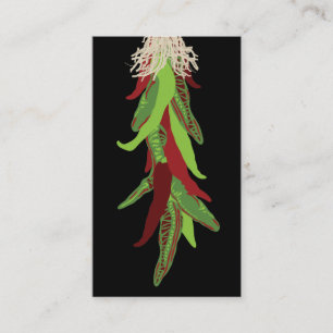 Carte De Visite verde de piment