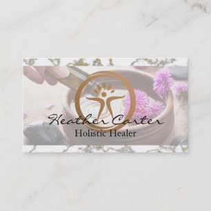 Carte De Visite Versement d'huiles aromatiques essentielles Logo