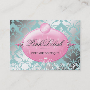 Carte De Visite Version rose 2 Teal 3,5 x 2,5 de 311 Delish