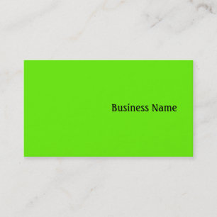 Carte De Visite Vert