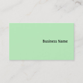 Carte De Visite Vert