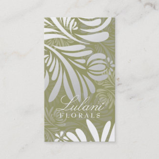 CARTE DE VISITE VERT 311-EXOTIC FLORAL