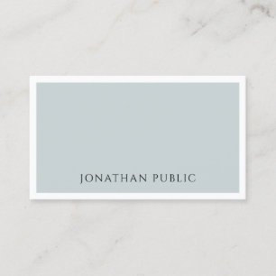 Carte De Visite Vert bleu moderne minimaliste élégant Cool simple