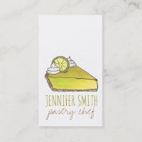 Vert Floride Key Lime Pie Slice Pâtisserie Chef No