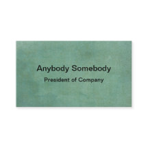 Carte de visite vert-foncé de lavage d'aquarelle