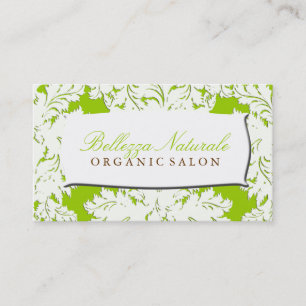 Carte De Visite Vert naturel