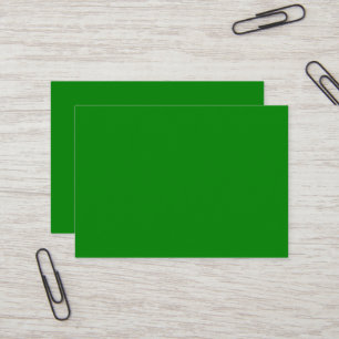 Carte de visite vert puissant