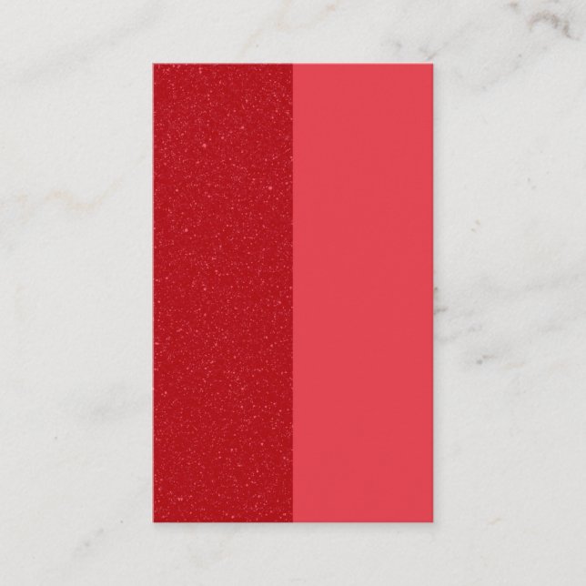 Carte de visite vertical de fractionnement tomate- (Devant)