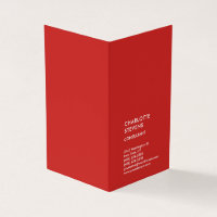Vertical Rouge tendance minimaliste Élégant Simple