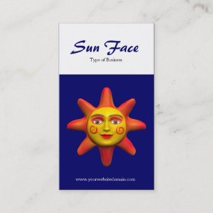 Carte De Visite Verticale à deux tons (face solaire)