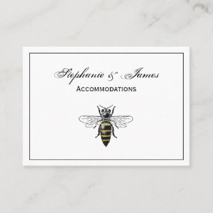 Carte De Visite Veste de blason vintage abeille prépa #2 Blason C