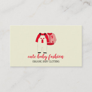 Carte De Visite Vêtements bébé Doula Vêtements pour enfants