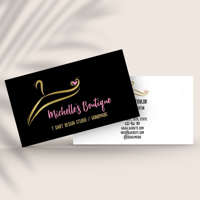 Carte De Visite Vêtements Personnalisés T Chemise Imprimer Vêtemen (Créateur téléchargé)