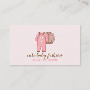 Carte De Visite Vêtements pour bébés