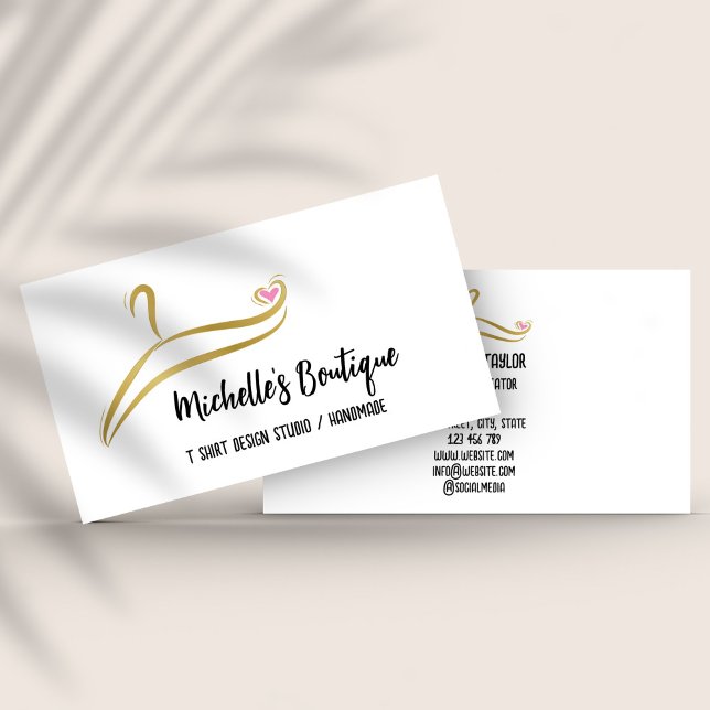 Carte De Visite Vêtements Vêtements Vente au détail T Chemise Vête (Créateur téléchargé)