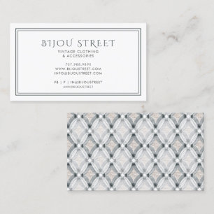 Carte De Visite Vêtements vintages