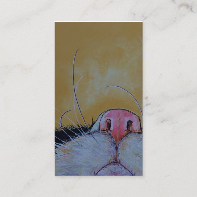 Carte de visite vétérinaire ou animal (Devant)