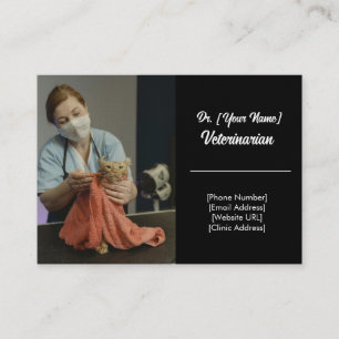 Carte de visite vétérinaire personnalisé