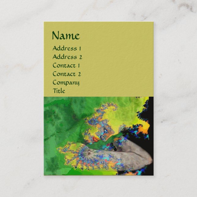 CARTE DE VISITE VIBRATIONS DE MATIÈRE (Devant)