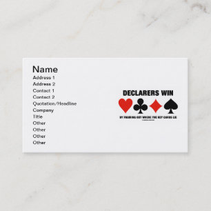 Carte De Visite Victoire de déclarateurs par la figure où les