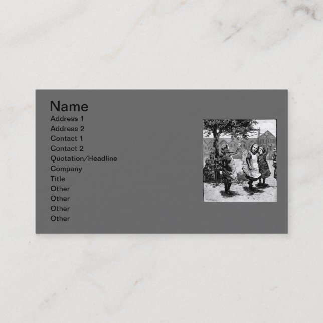 Carte de visite victorien (Devant)