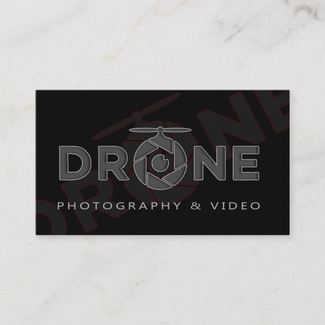 Carte De Visite Vidéo Photo Drone (Devant)