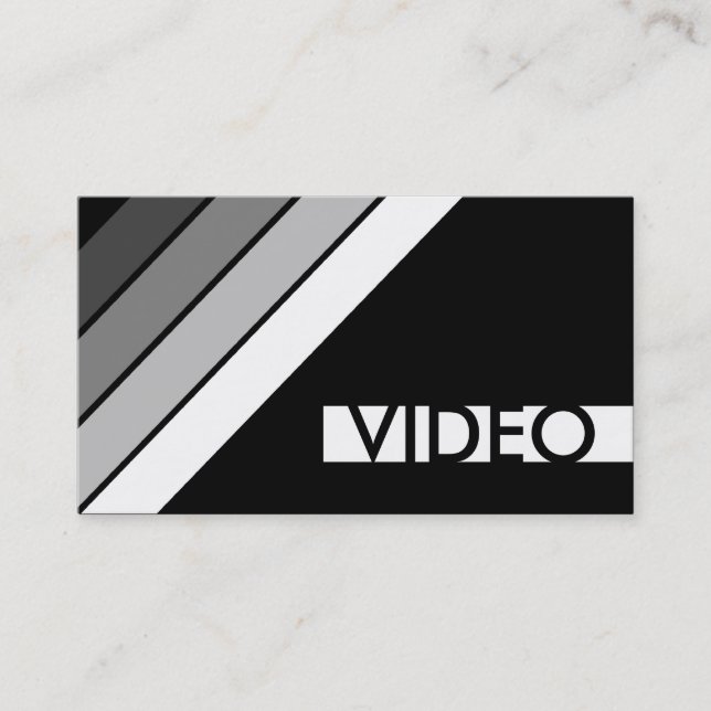 Carte De Visite vidéo rétroactive (Devant)