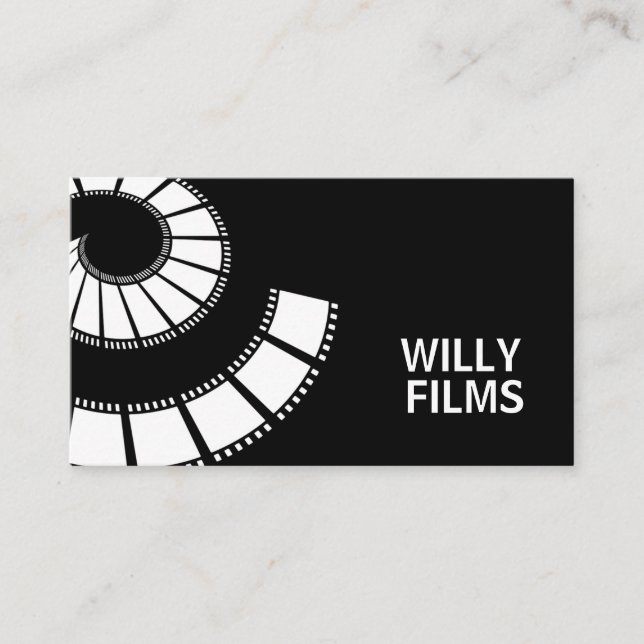 Carte De Visite Vidéographe réalisateur de films (Devant)