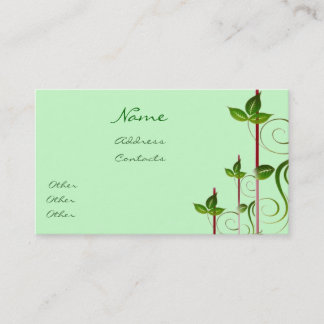 Carte De Visite Vie verte