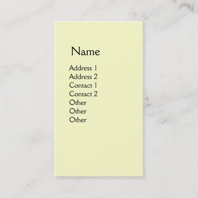 Carte De Visite Vieille ferme en Chianti / Paysage toscane (Devant)