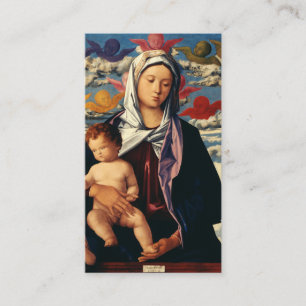 Carte De Visite Vierge à l'Enfant de Bellini Haute-Fidélité Beaux-