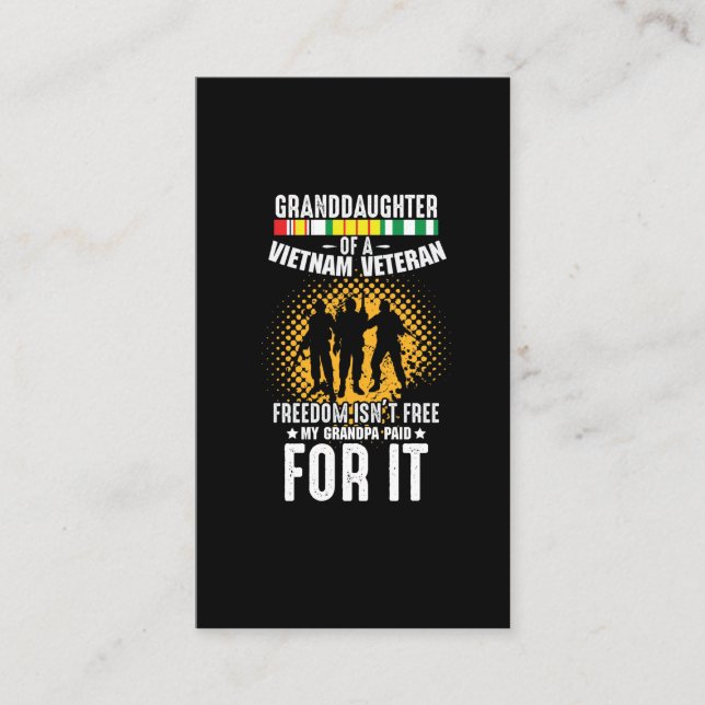 Carte De Visite Viêt-Nam Grand-père Soldat Grandgirl (Devant)