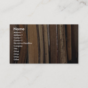 Carte De Visite Vieux livres