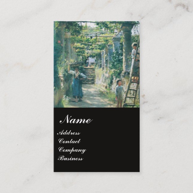 CARTE DE VISITE VIEUX VIGNOBLE VIGNOBLE RÉCOLTE VIN FÊTE DE DÉGUST (Devant)