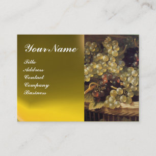 CARTE DE VISITE VIGNE DE VIEUX CÉRÉALES, SCEAU DE CIRE ROUGE