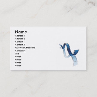 Carte De Visite vignette, Nom, Adresse 1, Adresse 2, Contact ...