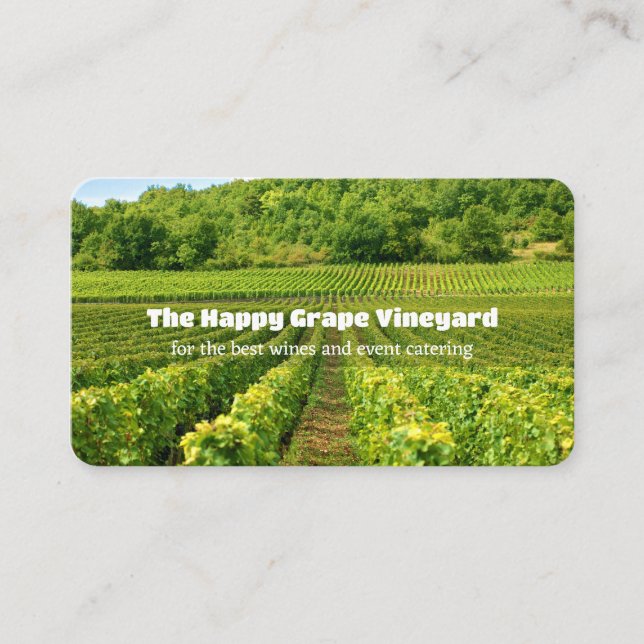 Carte De Visite Vignoble itinérant (Devant)