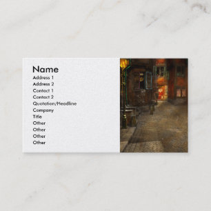 Carte De Visite Ville - Allemagne - Sur une rue d'angle 1904