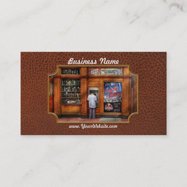 Carte De Visite Ville - Baltimore MD - Explorez la terre de bière (Devant)